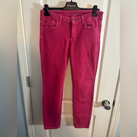 Michael Kors vintage Hot Pink Skinny Jeans size 6 EUC - Picture 1 of 4